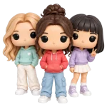 Груповий набір із трьох кастомних фігурок Funko Pop
